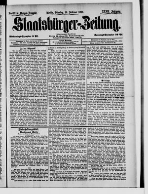 Staatsbürger-Zeitung vom 10.02.1891