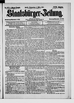 Staatsbürger-Zeitung vom 05.03.1891