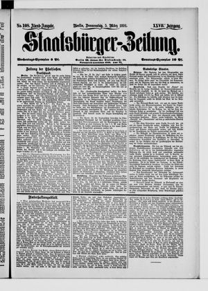 Staatsbürger-Zeitung vom 05.03.1891