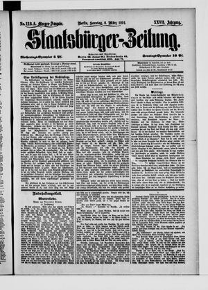 Staatsbürger-Zeitung vom 08.03.1891