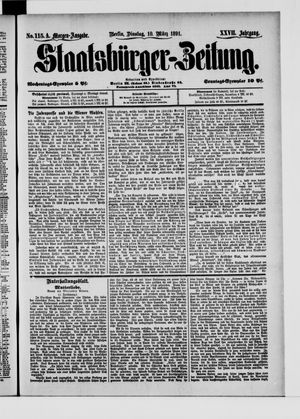 Staatsbürger-Zeitung vom 10.03.1891