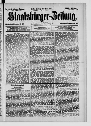 Staatsbürger-Zeitung on Mar 20, 1891