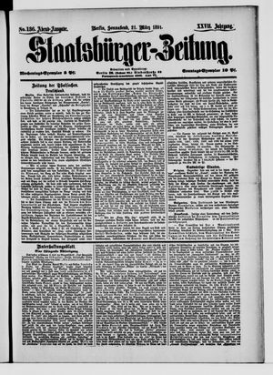 Staatsbürger-Zeitung vom 21.03.1891
