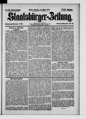 Staatsbürger-Zeitung vom 24.03.1891