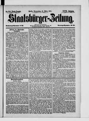 Staatsbürger-Zeitung vom 26.03.1891