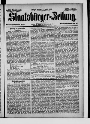 Staatsbürger-Zeitung vom 03.04.1891