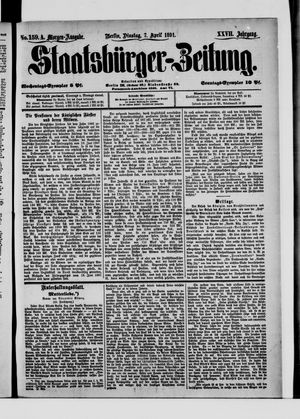 Staatsbürger-Zeitung on Apr 7, 1891