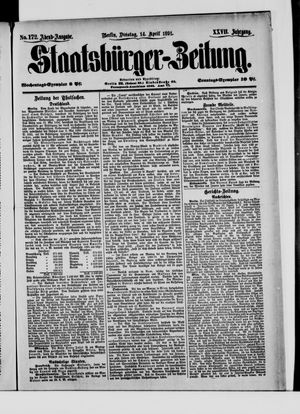 Staatsbürger-Zeitung vom 14.04.1891