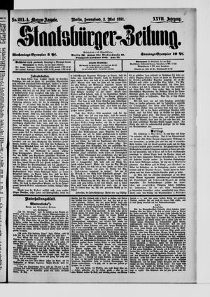 Staatsbürger-Zeitung on May 2, 1891