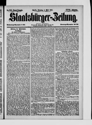Staatsbürger-Zeitung vom 05.05.1891