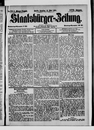 Staatsbürger-Zeitung vom 10.05.1891