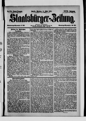 Staatsbürger-Zeitung on May 11, 1891