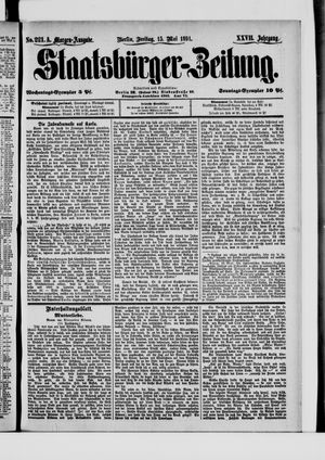 Staatsbürger-Zeitung vom 15.05.1891