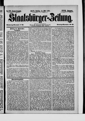 Staatsbürger-Zeitung on May 15, 1891
