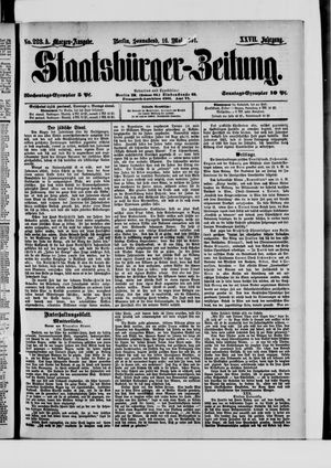 Staatsbürger-Zeitung on May 16, 1891