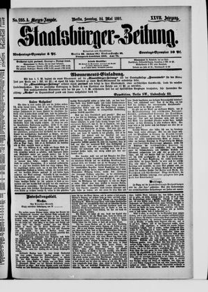 Staatsbürger-Zeitung vom 24.05.1891