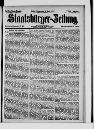 Staatsbürger-Zeitung vom 04.06.1891