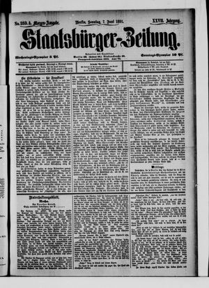 Staatsbürger-Zeitung vom 07.06.1891