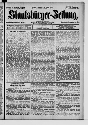 Staatsbürger-Zeitung vom 26.06.1891