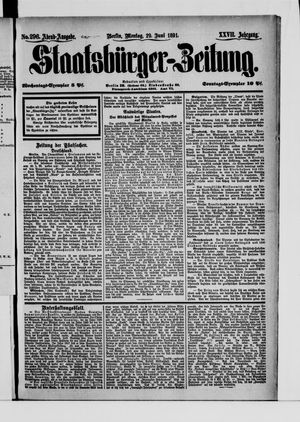 Staatsbürger-Zeitung on Jun 29, 1891