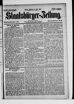 Staatsbürger-Zeitung vom 06.07.1891