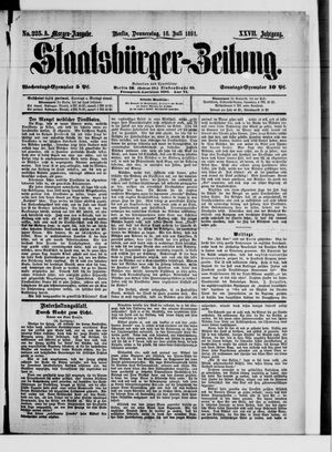 Staatsbürger-Zeitung vom 16.07.1891
