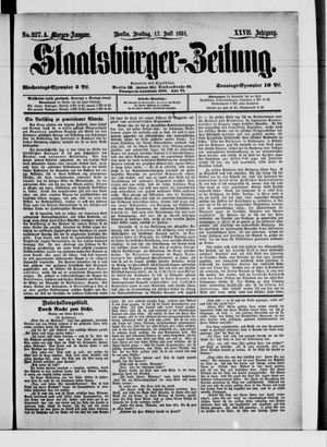 Staatsbürger-Zeitung vom 17.07.1891