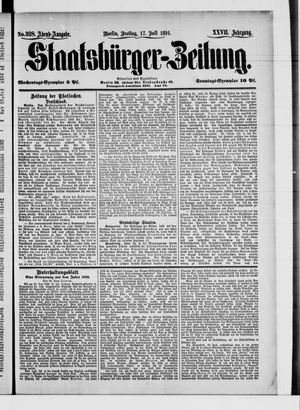 Staatsbürger-Zeitung vom 17.07.1891