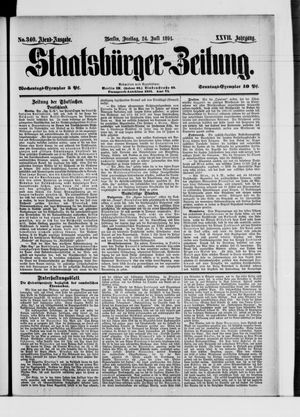 Staatsbürger-Zeitung vom 24.07.1891