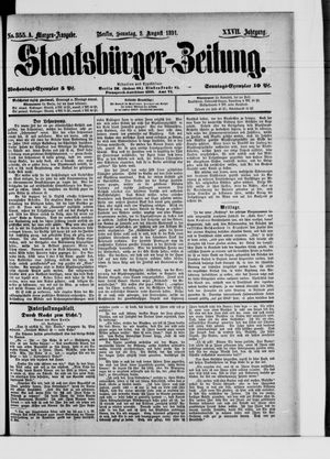 Staatsbürger-Zeitung vom 02.08.1891