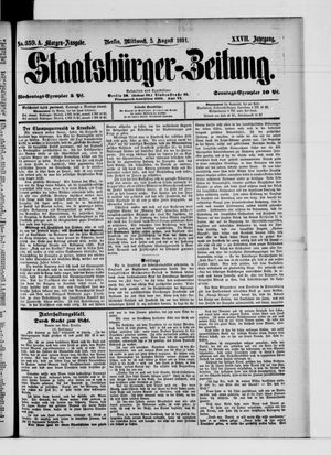 Staatsbürger-Zeitung vom 05.08.1891