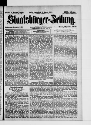 Staatsbürger-Zeitung vom 08.08.1891