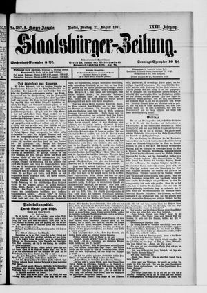 Staatsbürger-Zeitung vom 21.08.1891
