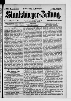 Staatsbürger-Zeitung vom 23.08.1891