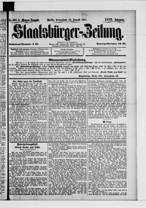 Staatsbürger-Zeitung vom 29.08.1891