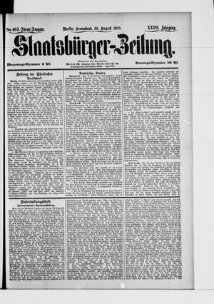 Staatsbürger-Zeitung vom 29.08.1891