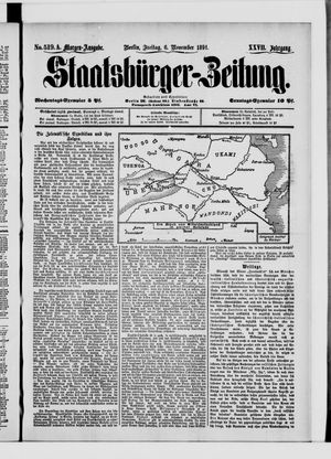 Staatsbürger-Zeitung vom 06.11.1891