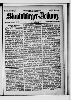 Staatsbürger-Zeitung on Jan 12, 1892
