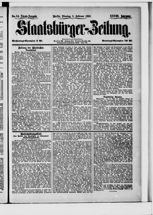 Staatsbürger-Zeitung vom 02.02.1892