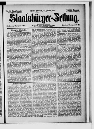 Staatsbürger-Zeitung vom 17.02.1892