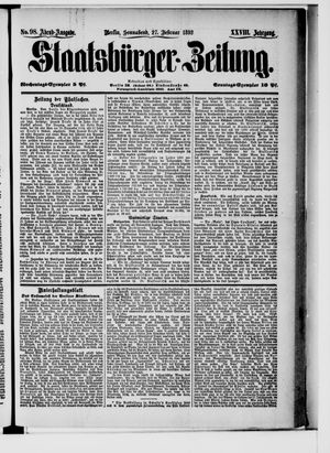 Staatsbürger-Zeitung vom 27.02.1892