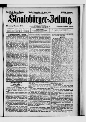 Staatsbürger-Zeitung on Mar 10, 1892