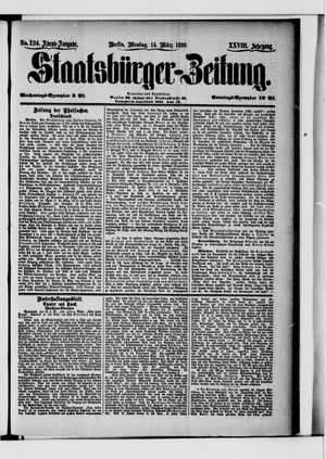 Staatsbürger-Zeitung on Mar 14, 1892