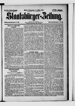 Staatsbürger-Zeitung vom 17.03.1892