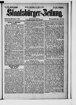 Staatsbürger-Zeitung on Mar 23, 1892