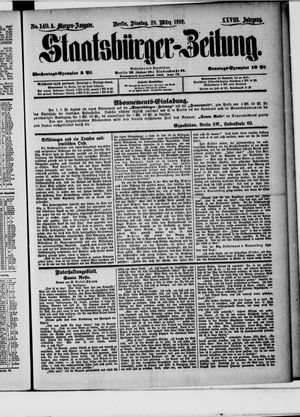 Staatsbürger-Zeitung on Mar 29, 1892