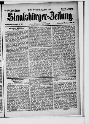 Staatsbürger-Zeitung on Mar 31, 1892