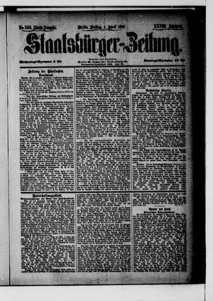 Staatsbürger-Zeitung on Apr 1, 1892