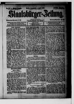 Staatsbürger-Zeitung on Apr 2, 1892
