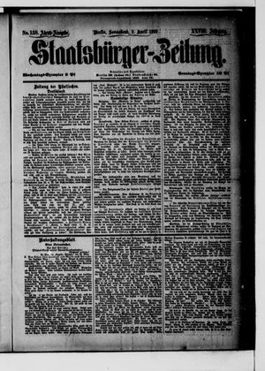 Staatsbürger-Zeitung on Apr 2, 1892
